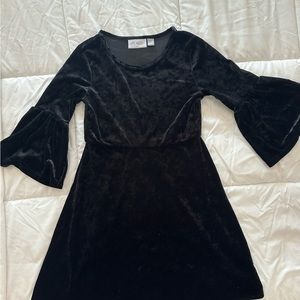 The Children's Place Black Velvet Dress
